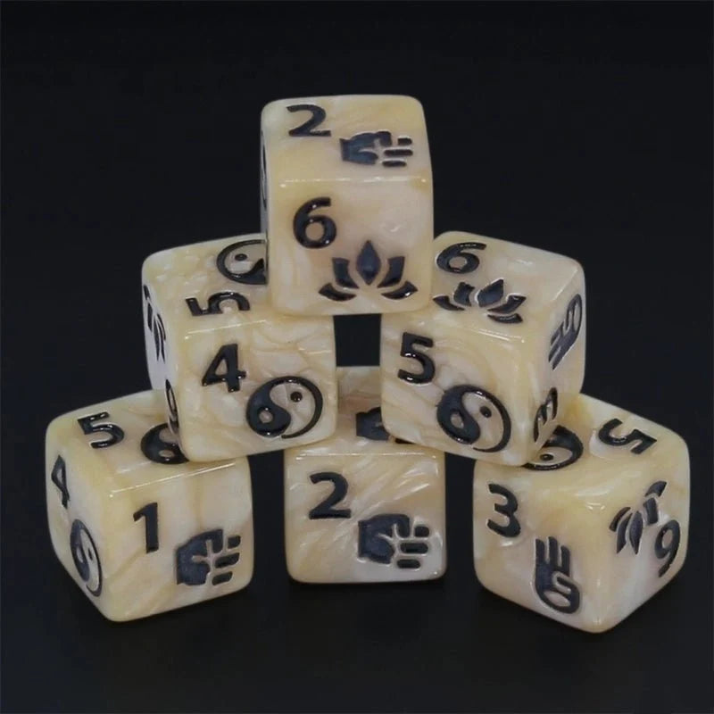 Multicolor Board Acrylic D6 Dice – DND Dice Acrylic D6 Multicolor RPG Board Game Dice