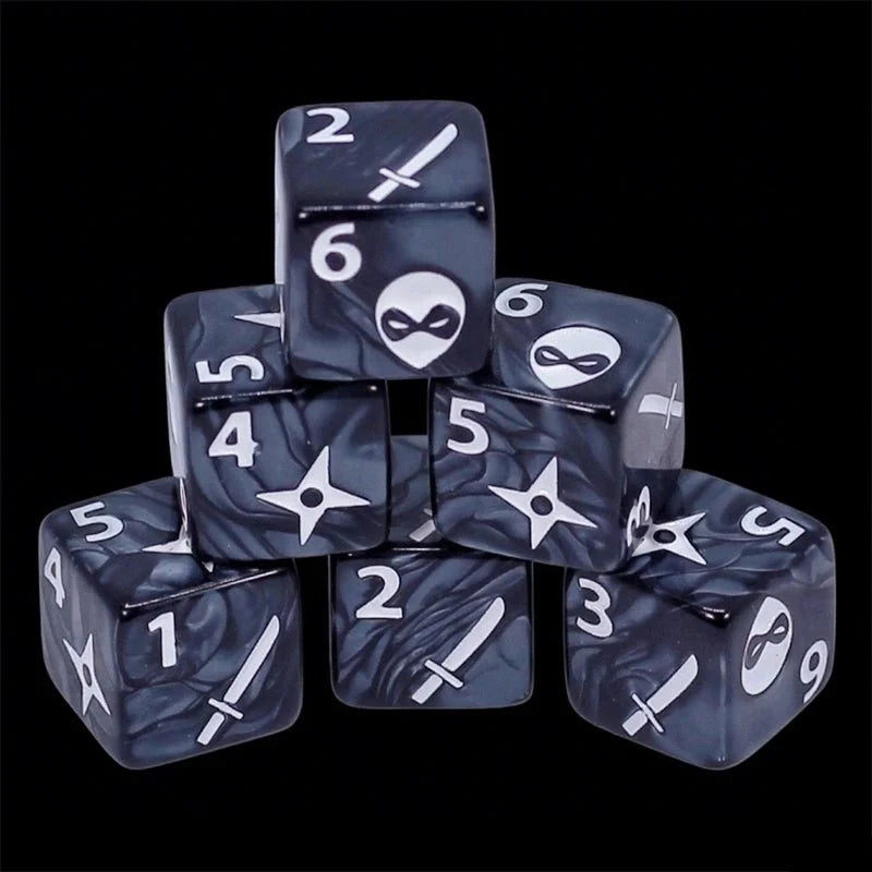 Multicolor Board Acrylic D6 Dice – DND Dice Acrylic D6 Multicolor RPG Board Game Dice