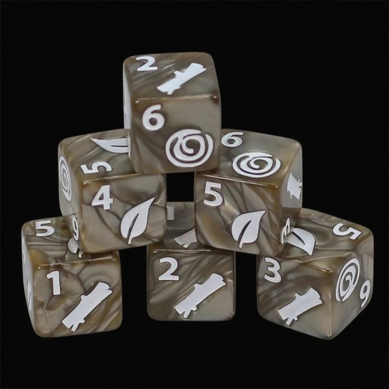 Multicolor Board Acrylic D6 Dice – DND Dice Acrylic D6 Multicolor RPG Board Game Dice