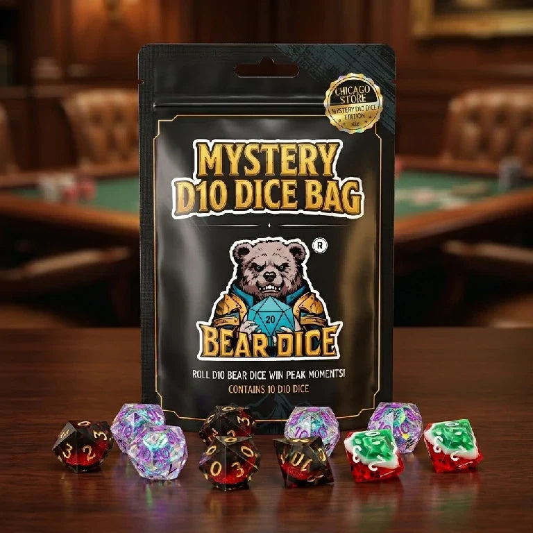 Mystery Blind Dice Box – Resin – 10D10 Dice Surprise Blind Box