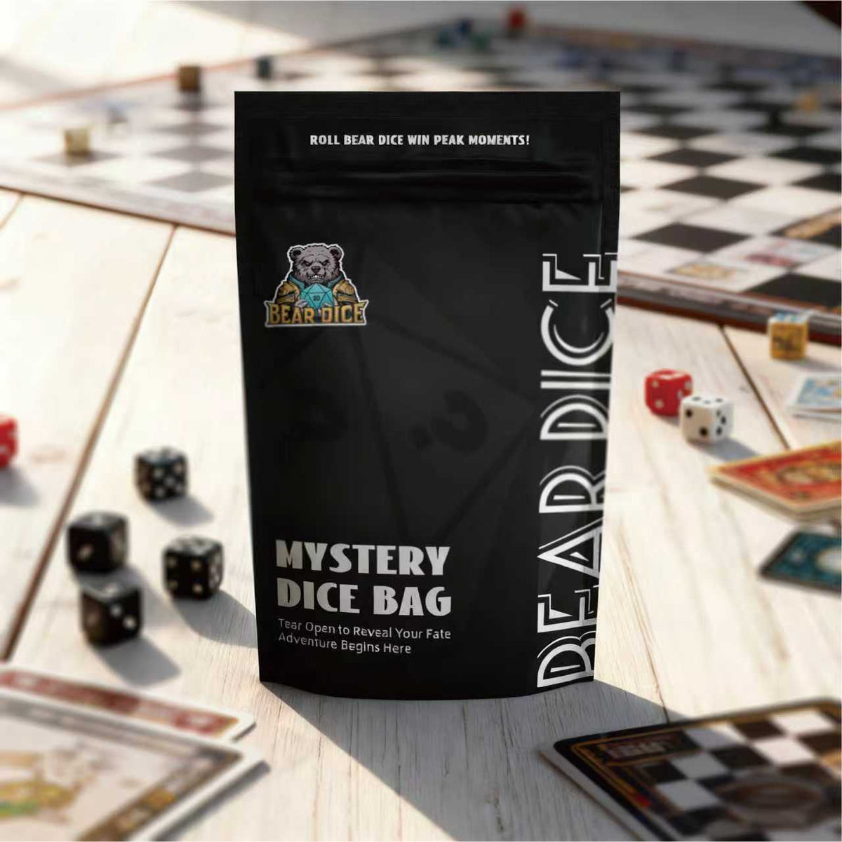 Mystery Dice Box – Metal – Mysterious Blind Box - Metal DND Dice/Resin RPG Dice Set Random Surprise
