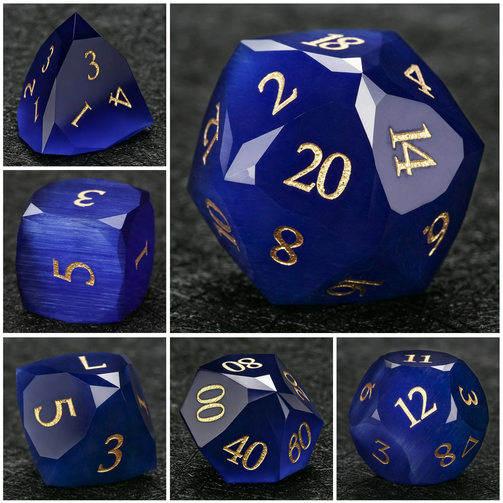 Natural Gemstone DND Dice Set – alternate product view