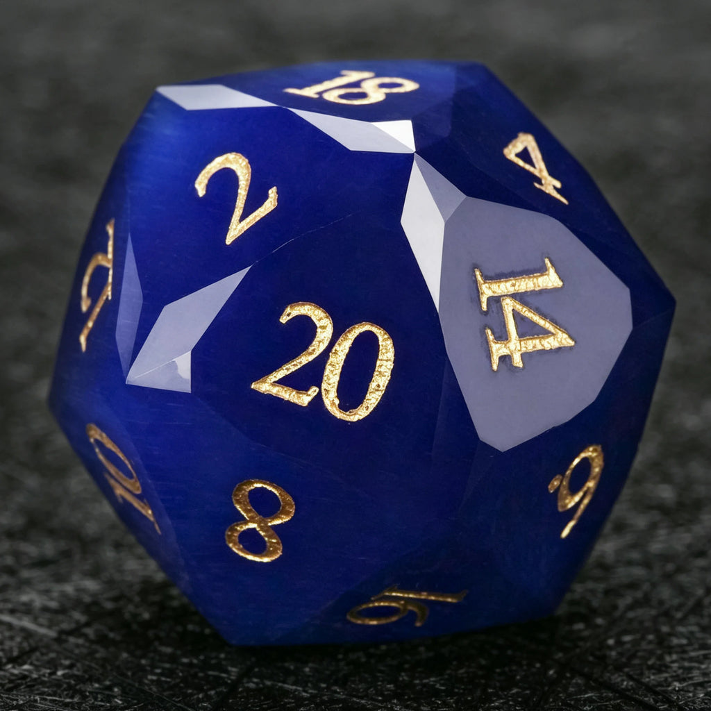 Natural Gemstone DND Dice Set – alternate product view