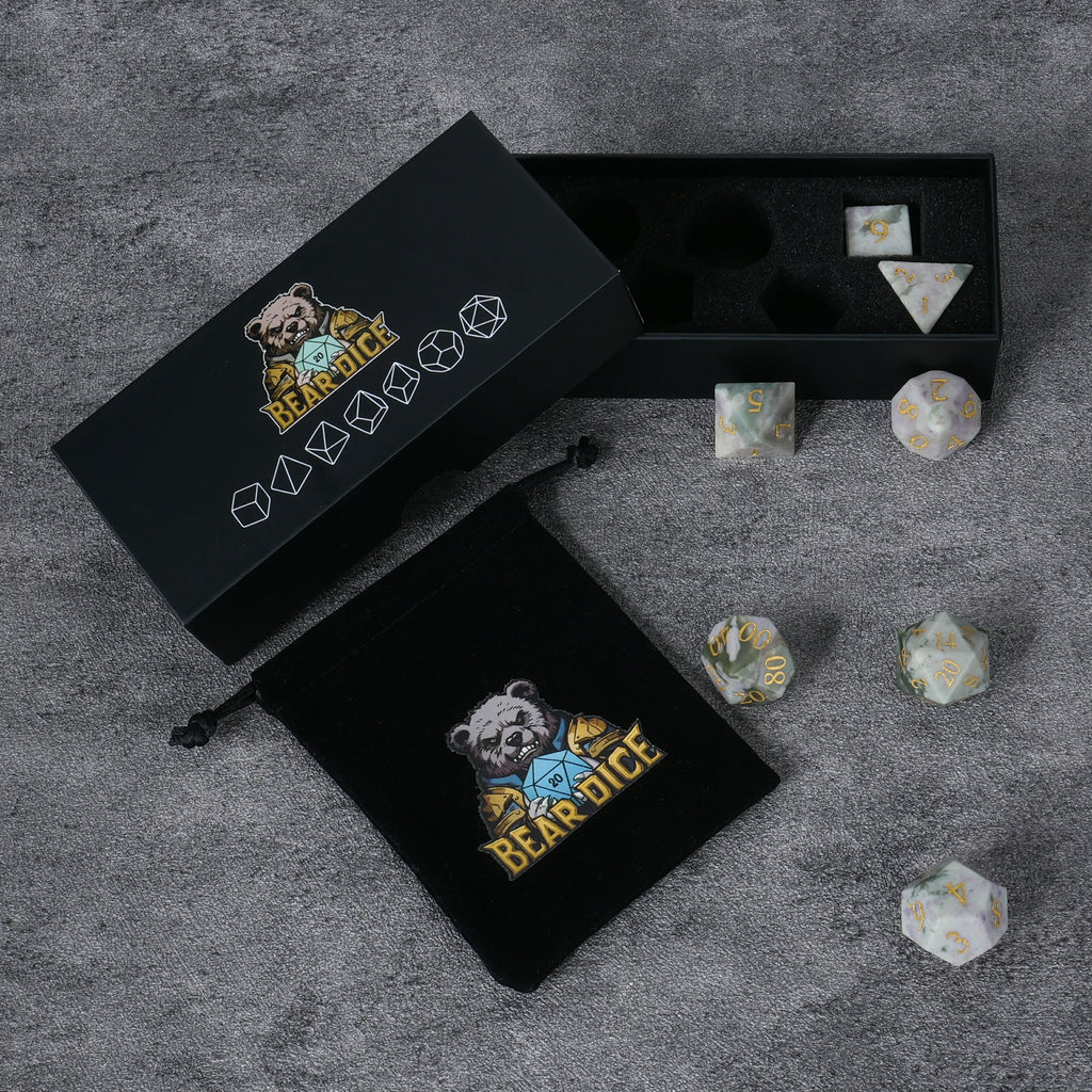 Natural Stone DND Dice Set – alternate product view