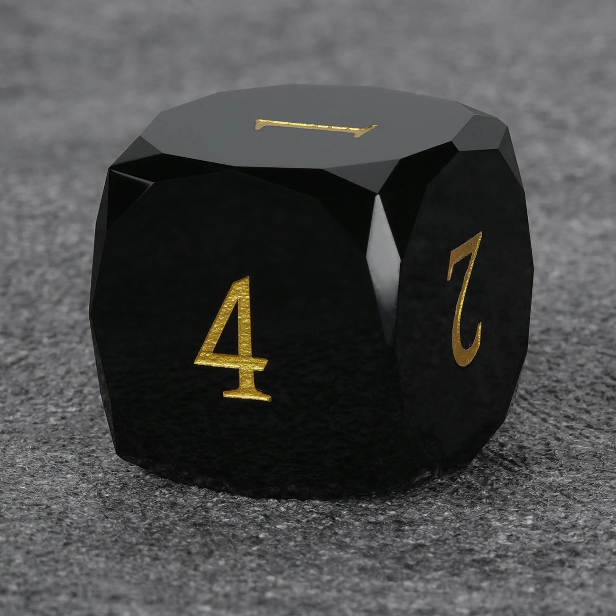 Obsidian Natural Stone DND Dice Set – alternate product view