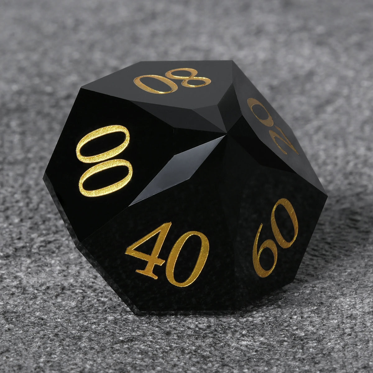 Obsidian Natural Stone DND Dice Set – alternate product view