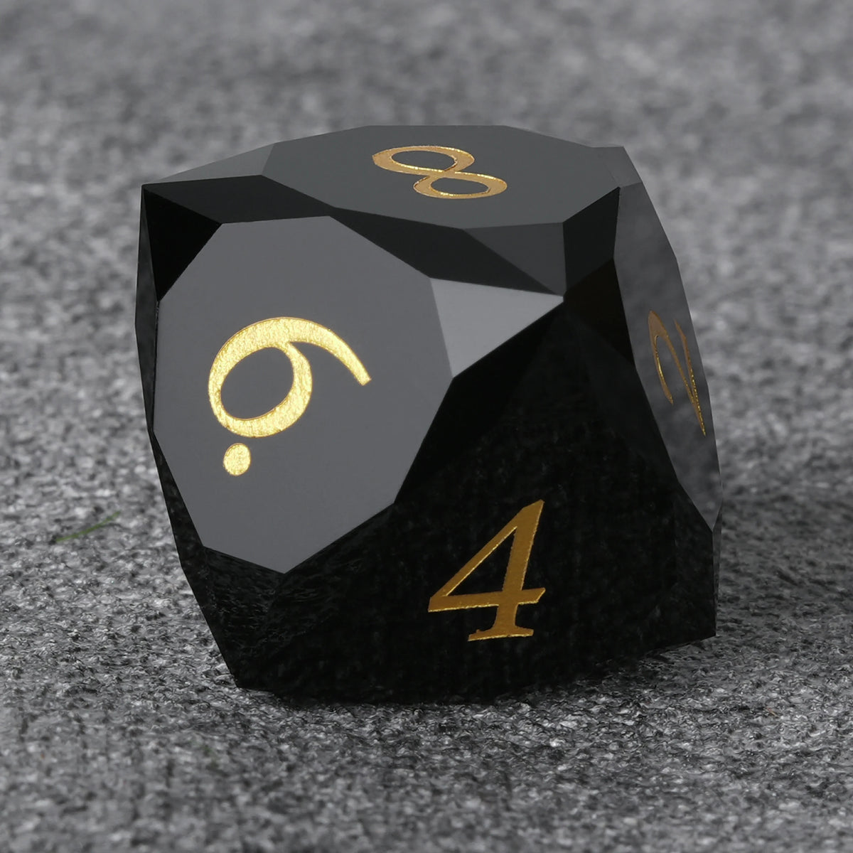 Obsidian Natural Stone DND Dice Set – alternate product view