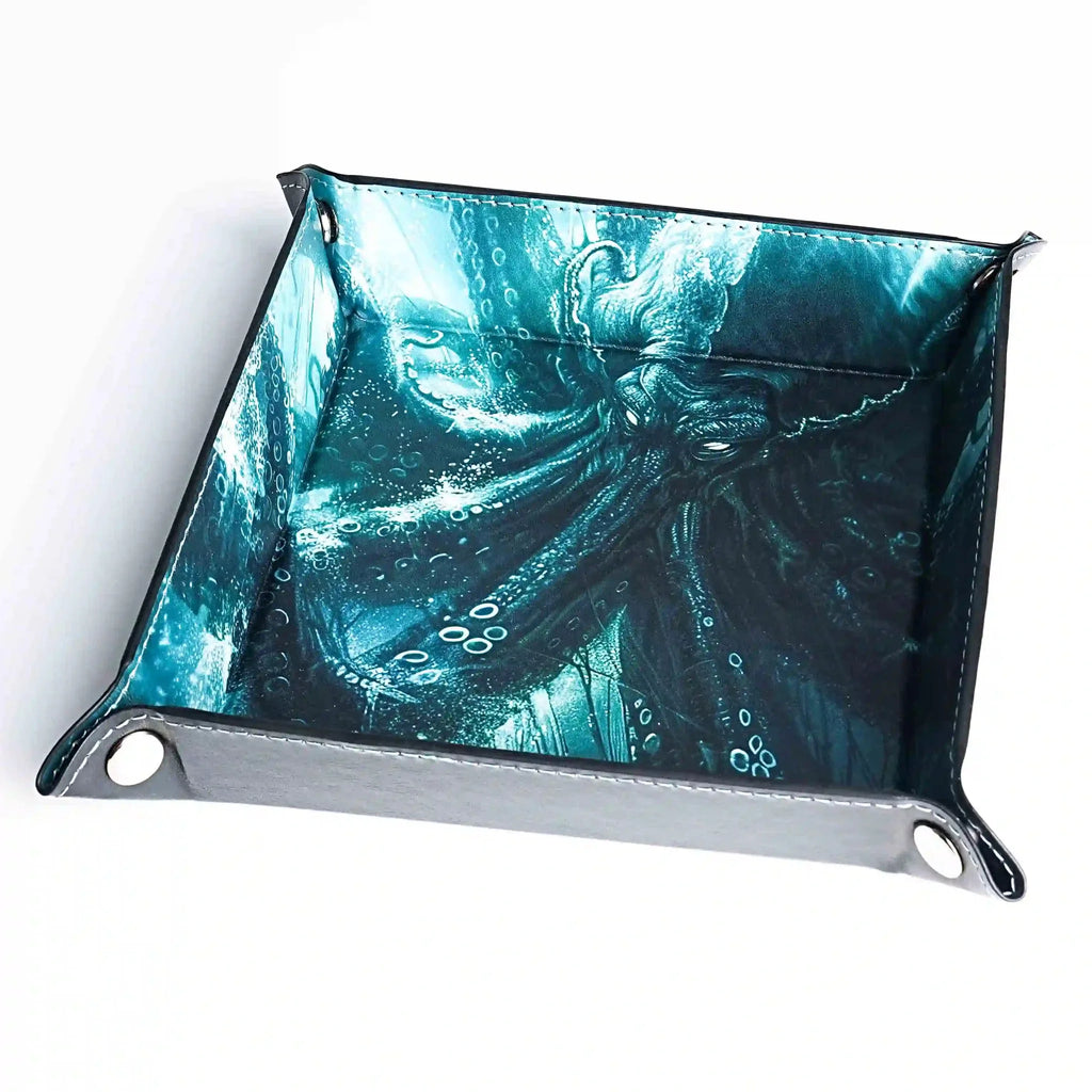 Octopus Folding Dice Tray – Cool COC Deep Sea Octopus Foldable Table Game Dice Tray