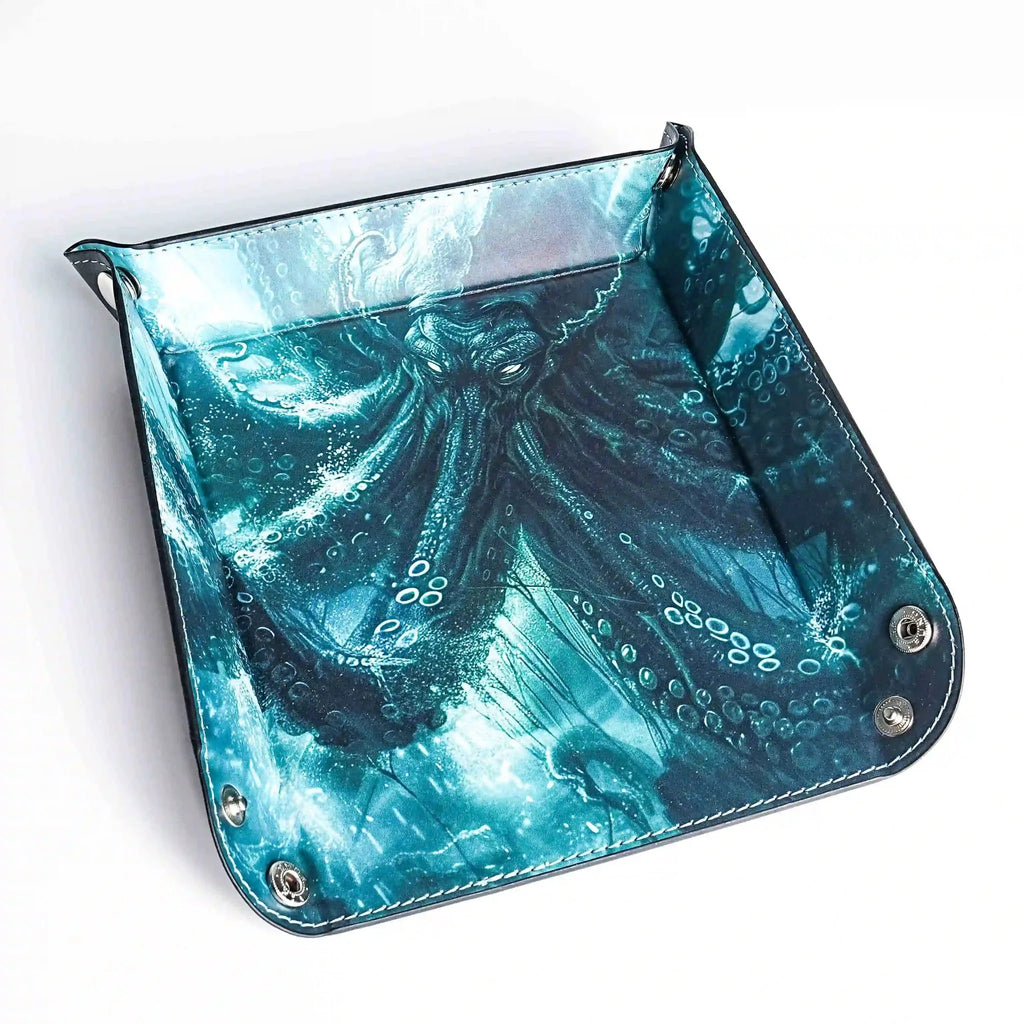 Octopus Folding Dice Tray – Cool COC Deep Sea Octopus Foldable Table Game Dice Tray