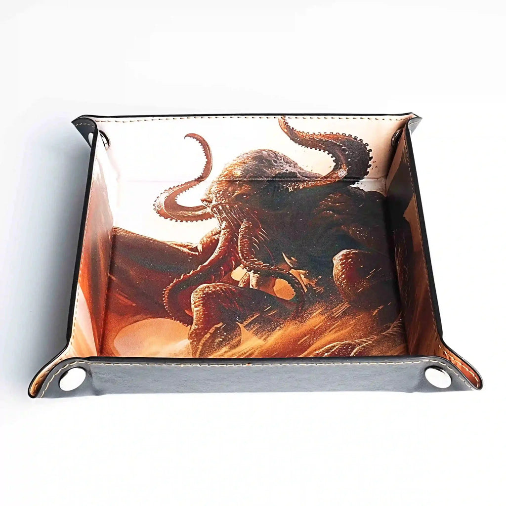 Octopus Folding Dice Tray – Cool COC Deep Sea Octopus Foldable Table Game Dice Tray