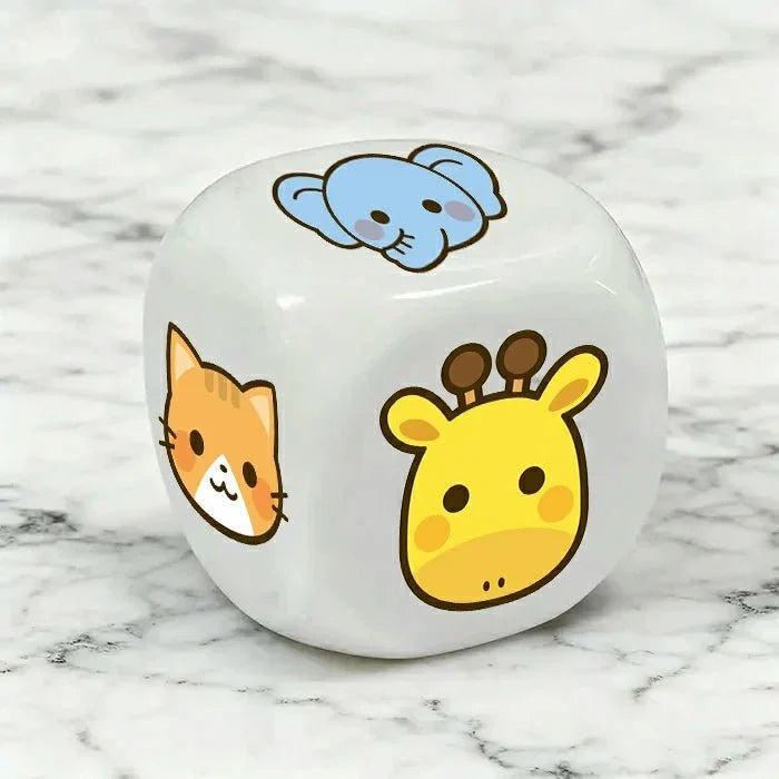 Pattern Corner Acrylic D6 Dice Set – Custom 16mm printed pattern rounded corner acrylic D6 dice, all six sides can be