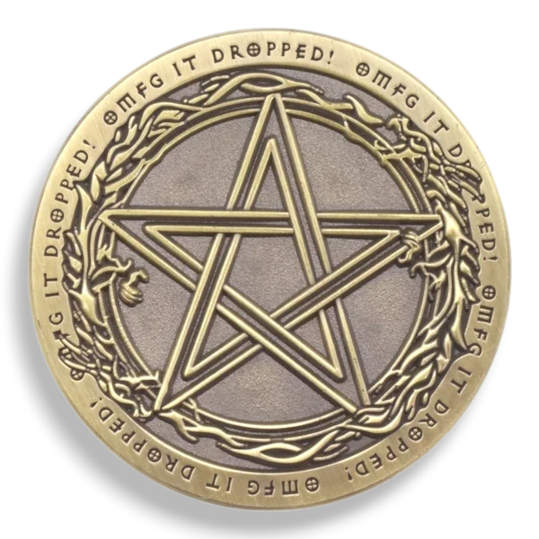 Personalized Commemorative Coin – Custom Design – alternate product view