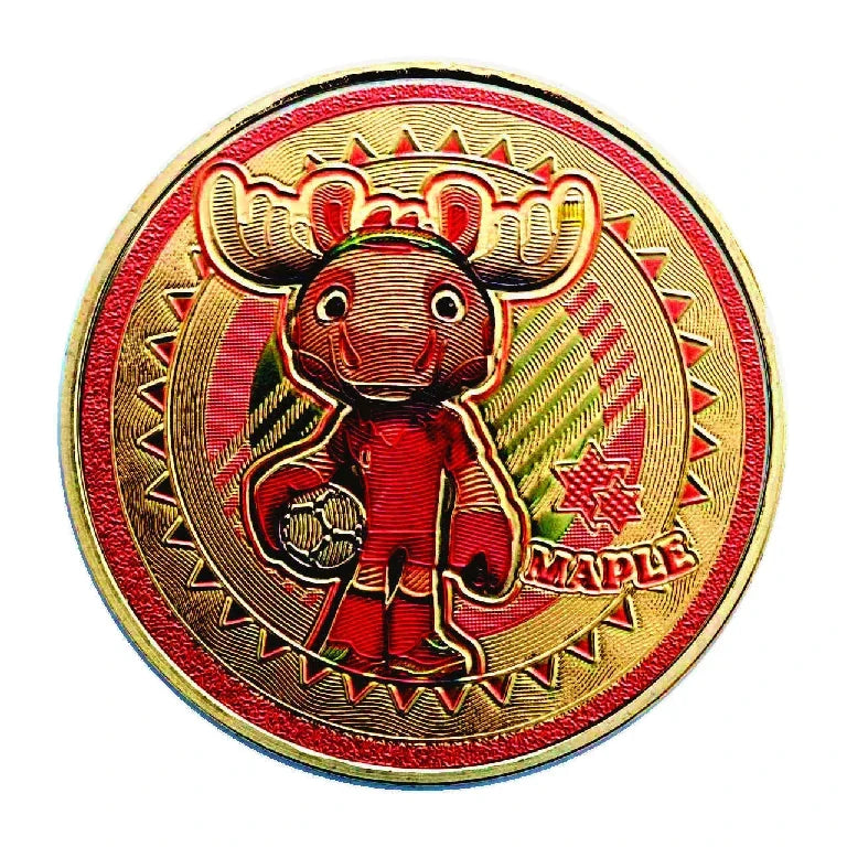 Personalized Commemorative Coin – Custom Design – Cup Mascot