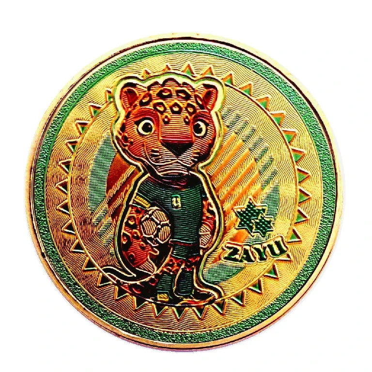 Personalized Commemorative Coin – Custom Design – Cup Mascot – alternate product view