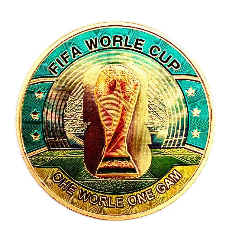 Personalized Commemorative Coin – Custom Design – Cup Mascot – alternate product view