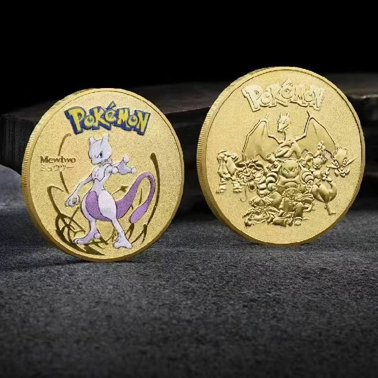 Personalized Commemorative Coin – Custom Design – Pokemon Trading – A detailed look at the front and back of the