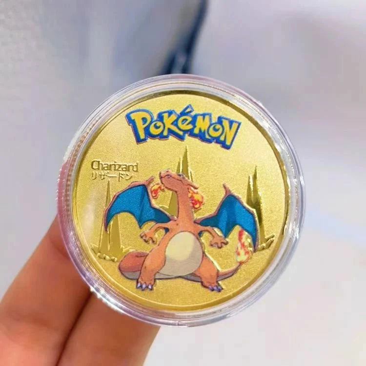 Personalized Commemorative Coin – Custom Design – Pokemon Trading – Pokémon Charizard Gold Coins
