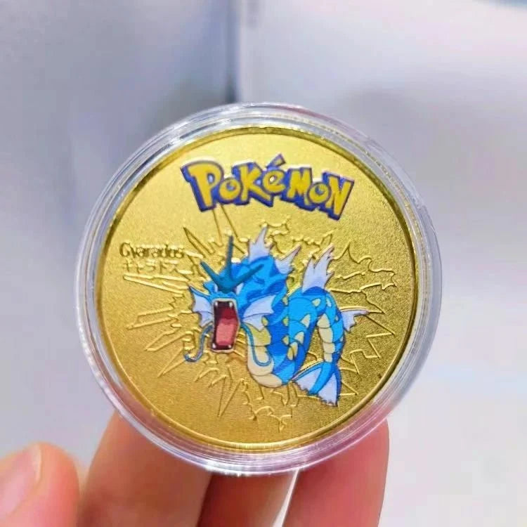 Personalized Commemorative Coin – Custom Design – Pokemon Trading – Pokémon Gyarados Gold Coins