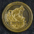 Personalized Commemorative Coin – Custom Design – Custom Role-Playing Game Accessories - Custom Gold Coins with Lace