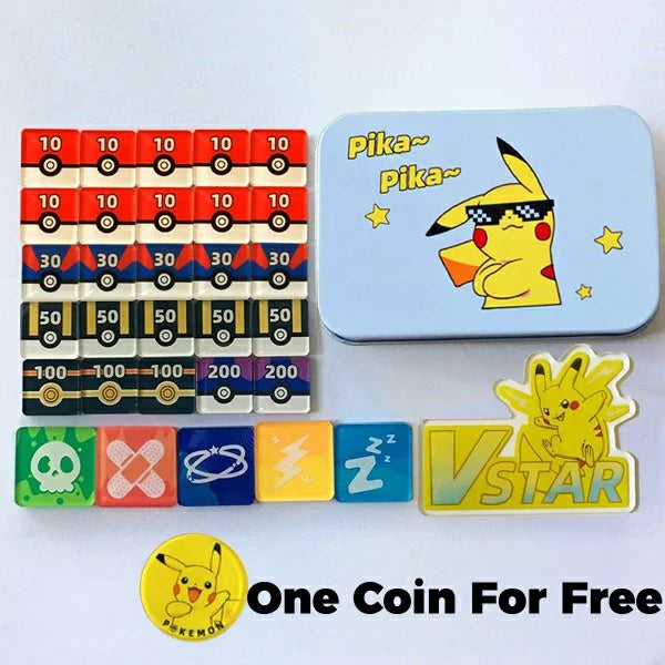 Pikachu Gengar Game Token – Damage Pokemon
