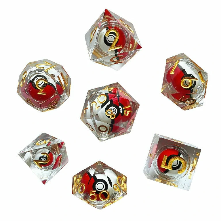Pokemon Poke Resin DND Dice Set