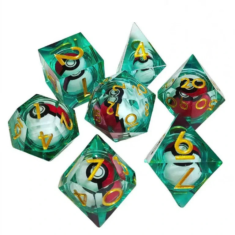 Pokemon Poke Resin DND Dice Set – alternate product view