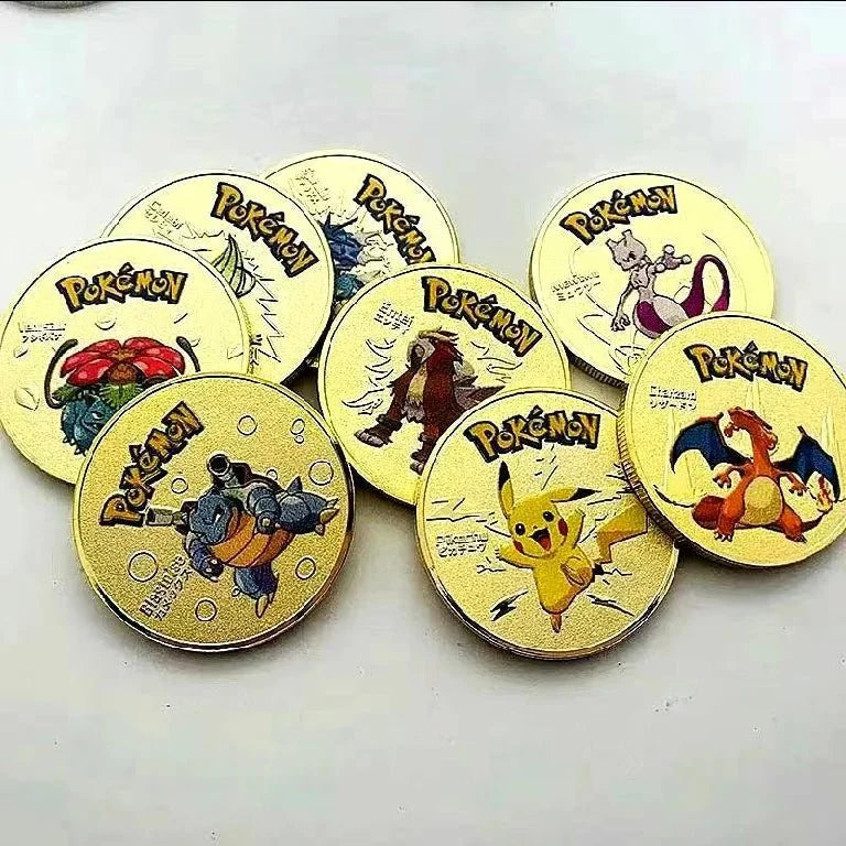 Personalized Commemorative Coin – Custom Design – Pokemon Trading – Pokémon Trading Card Game Coins, Pokémon Pikachu