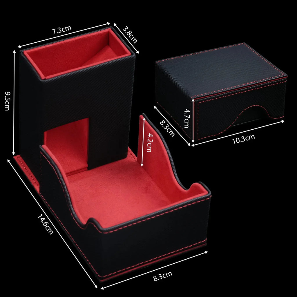 Portable Folding Dice Tower – Folding Design – Custom Portable Folding Wooden Dice Tower with Engraved Logo