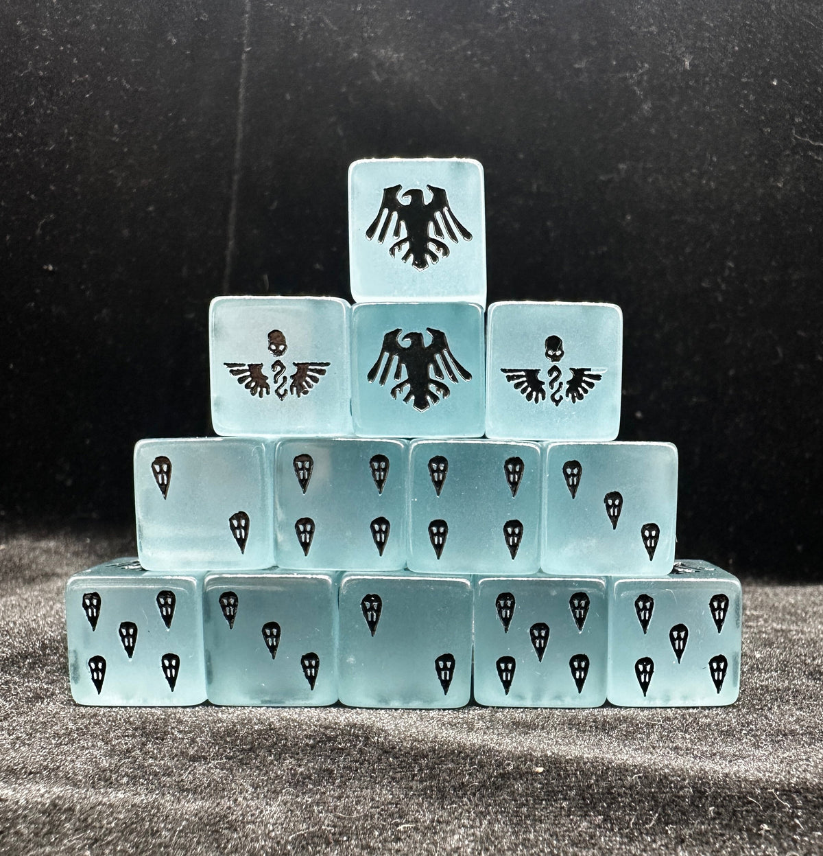Raven Guard Acrylic D6 Dice Set