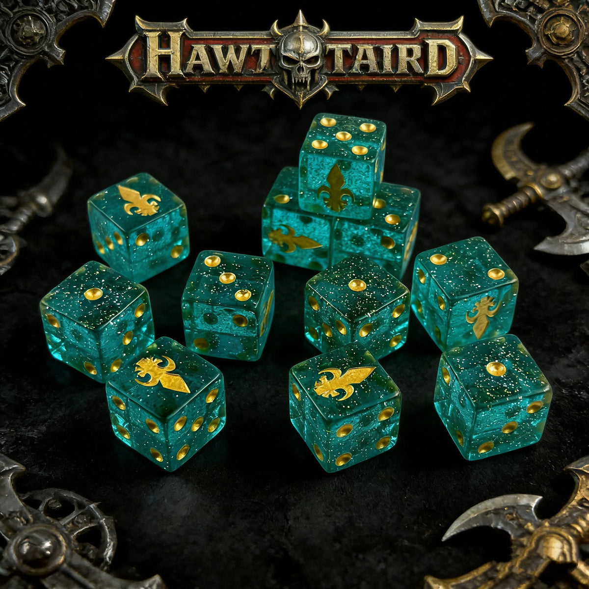 Resin D6 Dice Set – Deepkin Galaxy – alternate product view