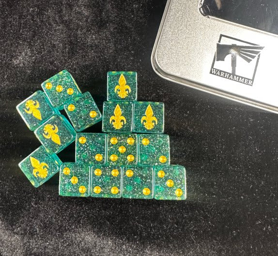 Resin D6 Dice Set – Deepkin Galaxy – alternate product view