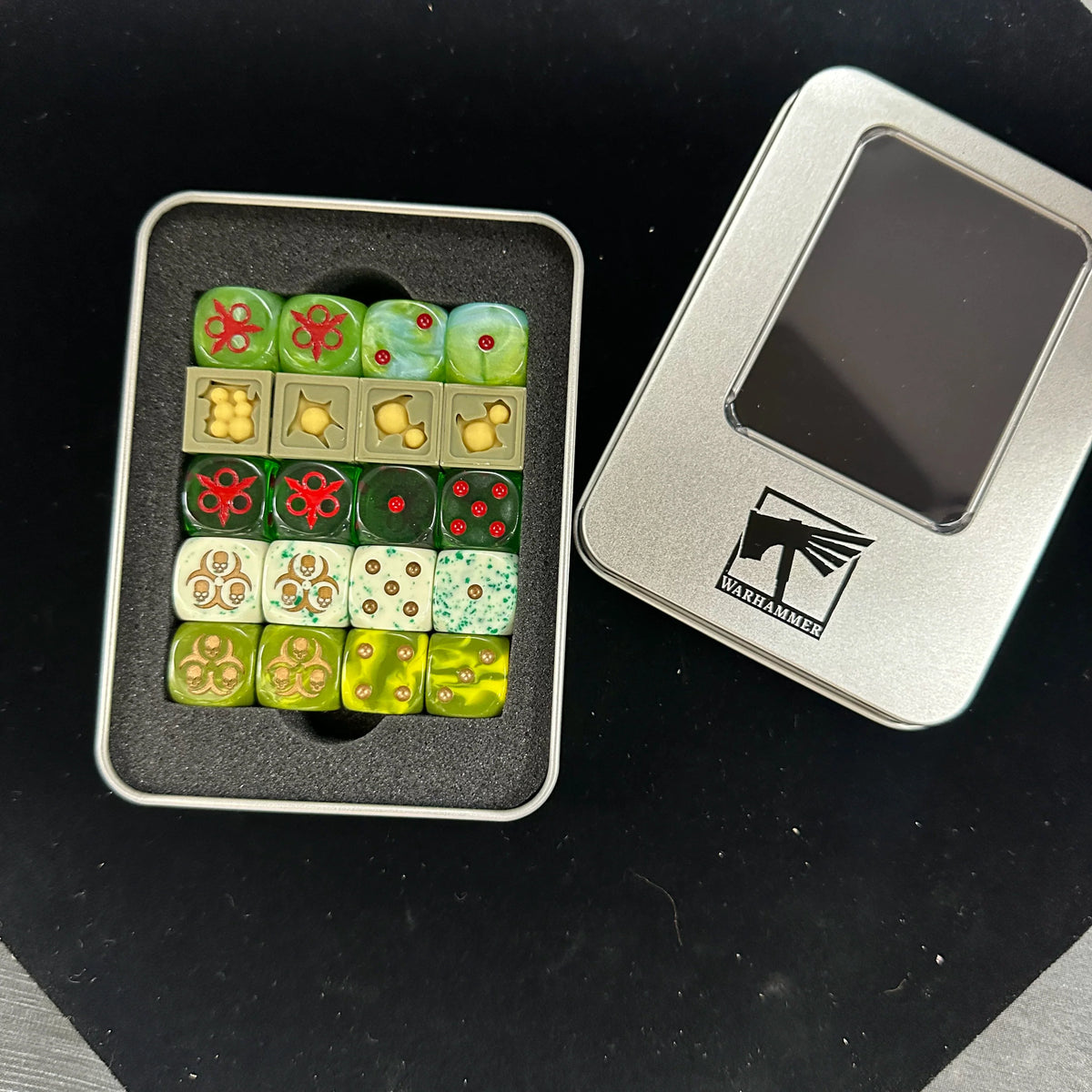 Resin D6 Dice Set – Tan Mixed – alternate product view