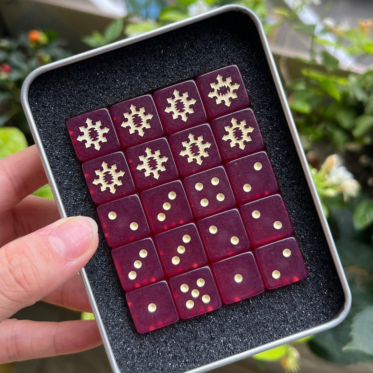 Resin RPG Dice Set – World Swallower – alternate product view