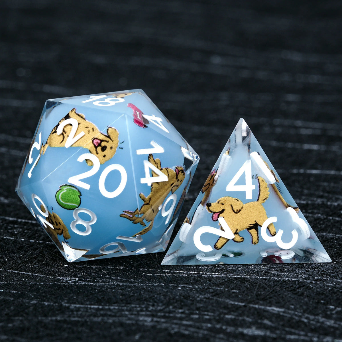 Retriever Light Resin D&D Dice Set – alternate product view