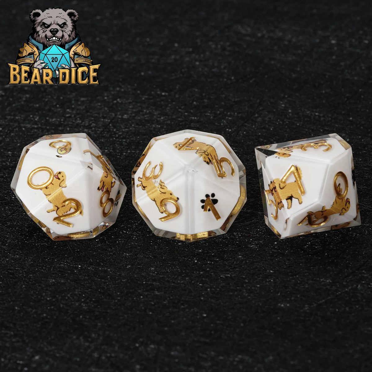Retriever Resin D10 Dice – alternate product view
