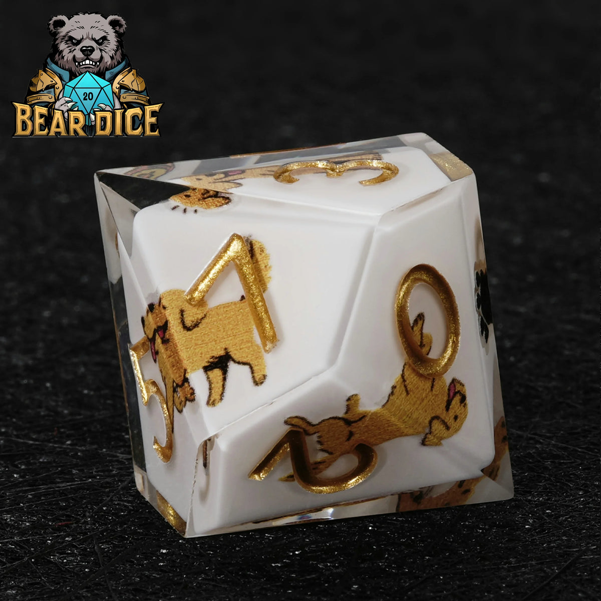 Retriever Resin D10 Dice – alternate product view