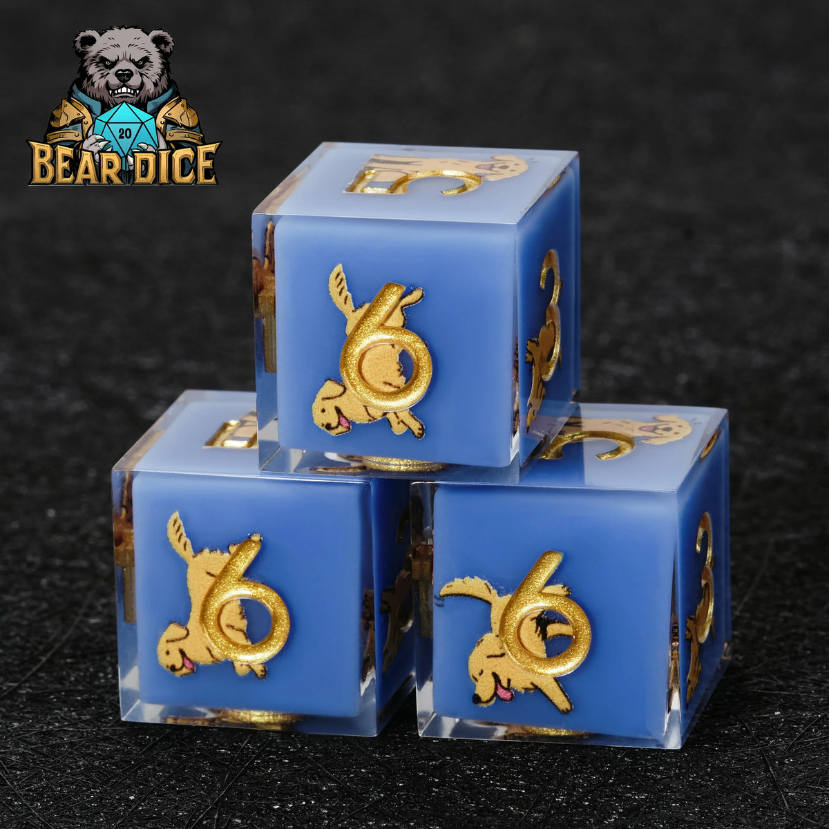 Retriever Resin D6 Dice