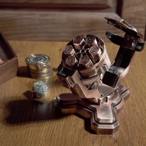 Revolver Metal Bullet Dice Set – Cylinder