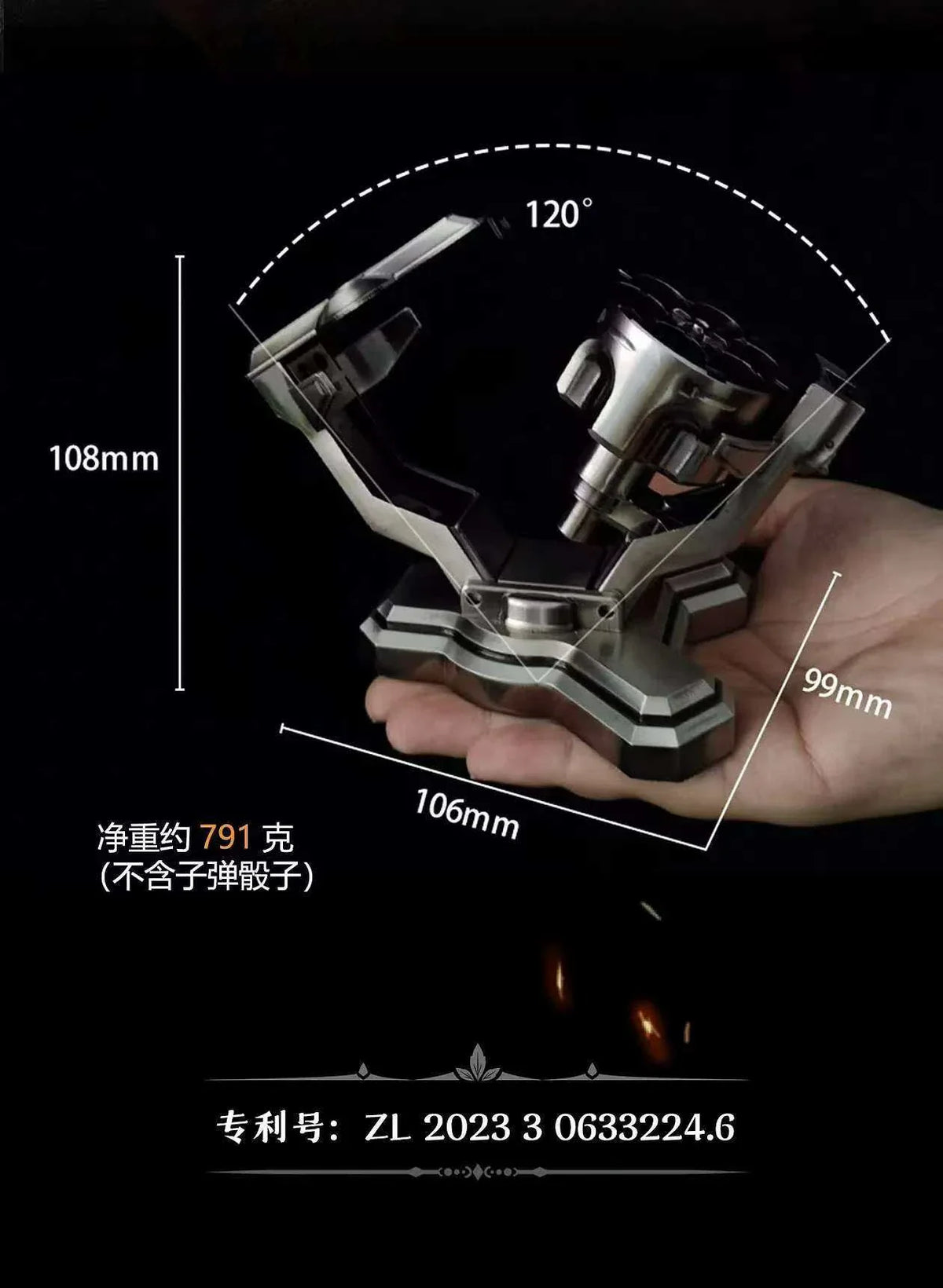 Revolver Metal Bullet Dice Set – Cylinder – alternate product view