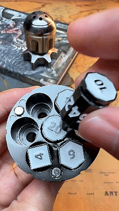 Rocket Launcher Dice Box – Metal – alternate product view