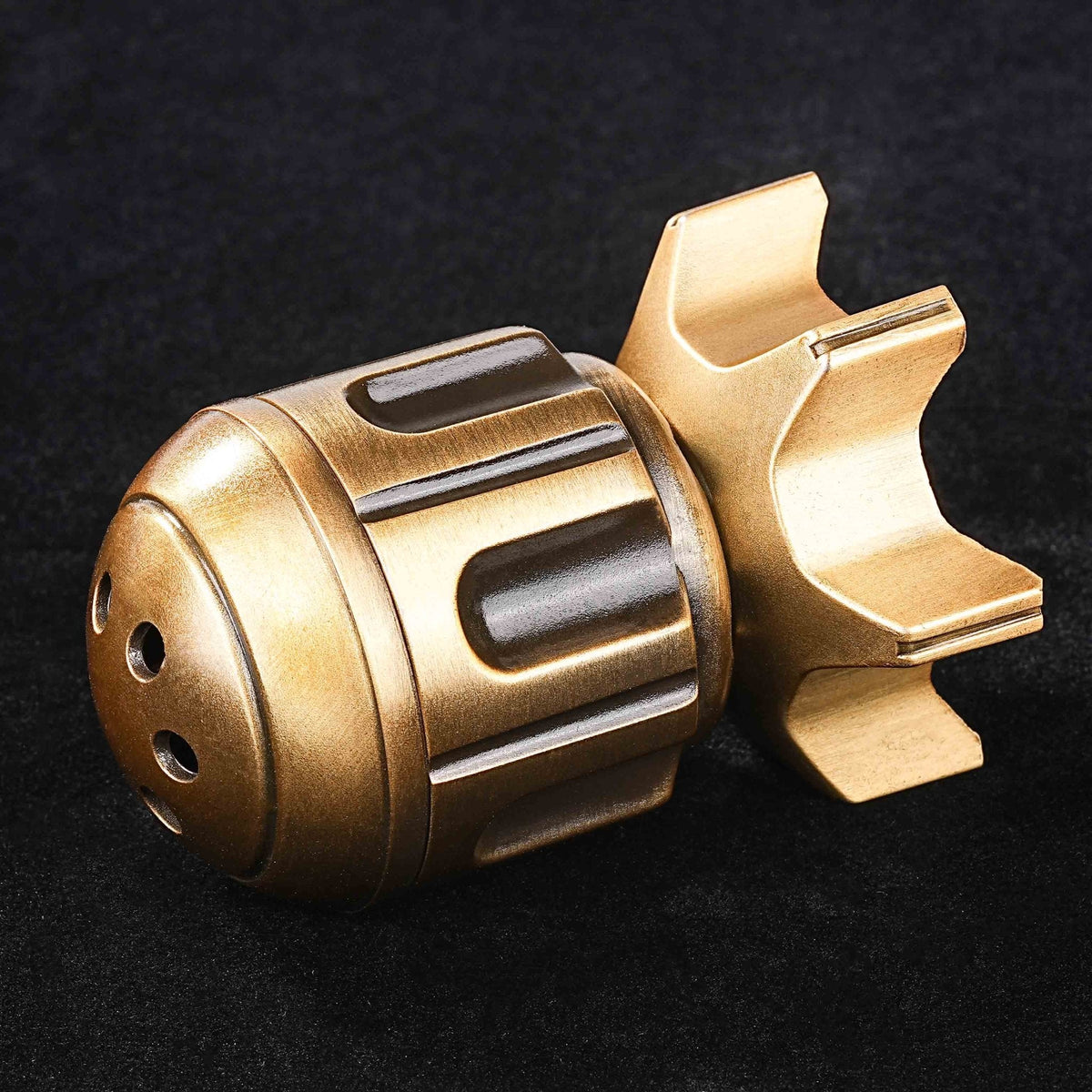 Rocket Launcher Dice Box – Metal – Cool Rocket Launcher Dice Box + Unique Metal Polyhedron DND Bullet Dice Set