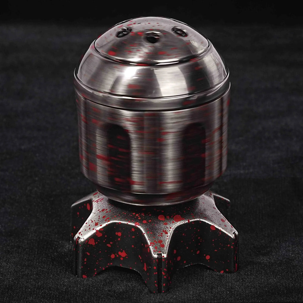 Rocket Launcher Dice Box – Metal – Cool Rocket Launcher Dice Box + Unique Metal Polyhedron DND Bullet Dice Set