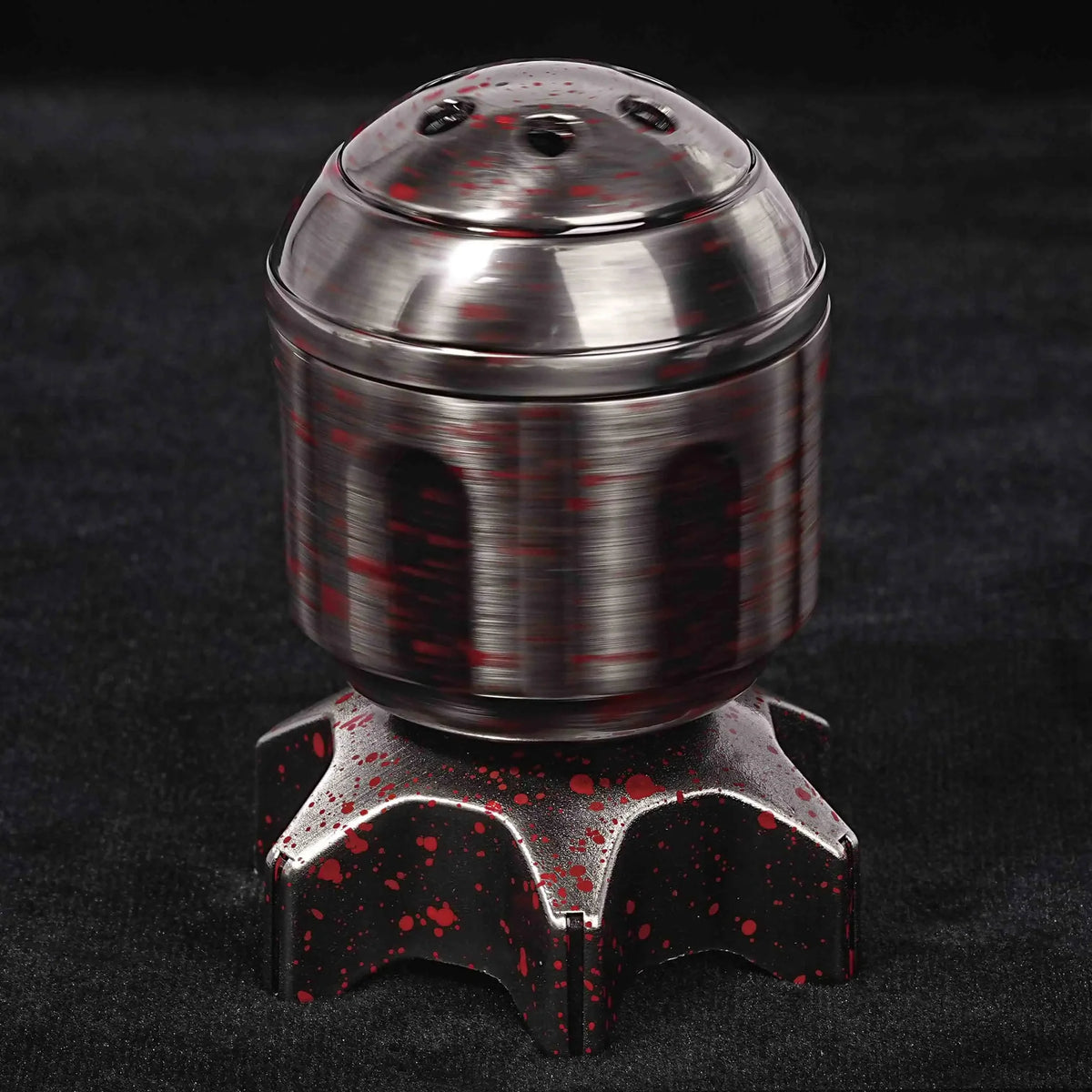 Rocket Launcher Dice Box – Metal – Cool Rocket Launcher Dice Box + Unique Metal Polyhedron DND Bullet Dice Set