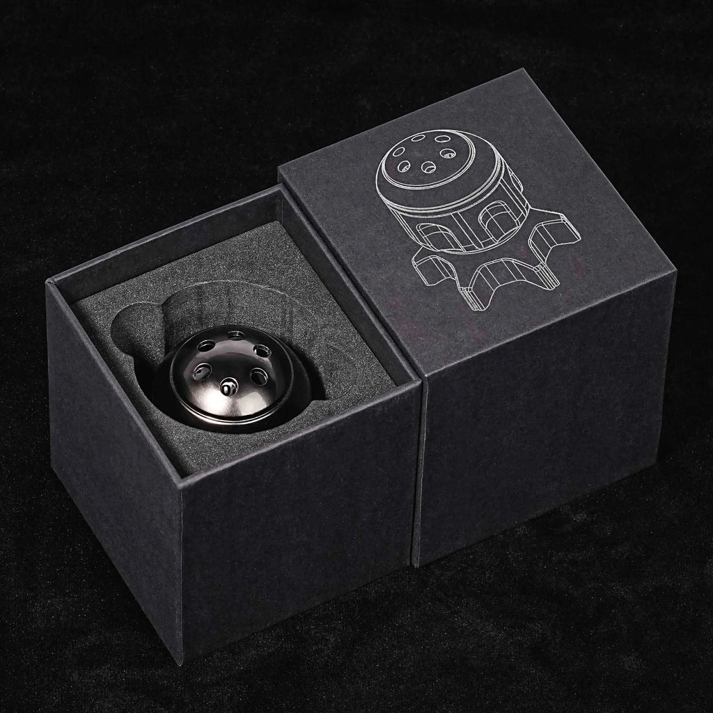 Rocket Launcher Dice Box – Metal – Cool Rocket Launcher Dice Box + Unique Metal Polyhedron DND Bullet Dice Set