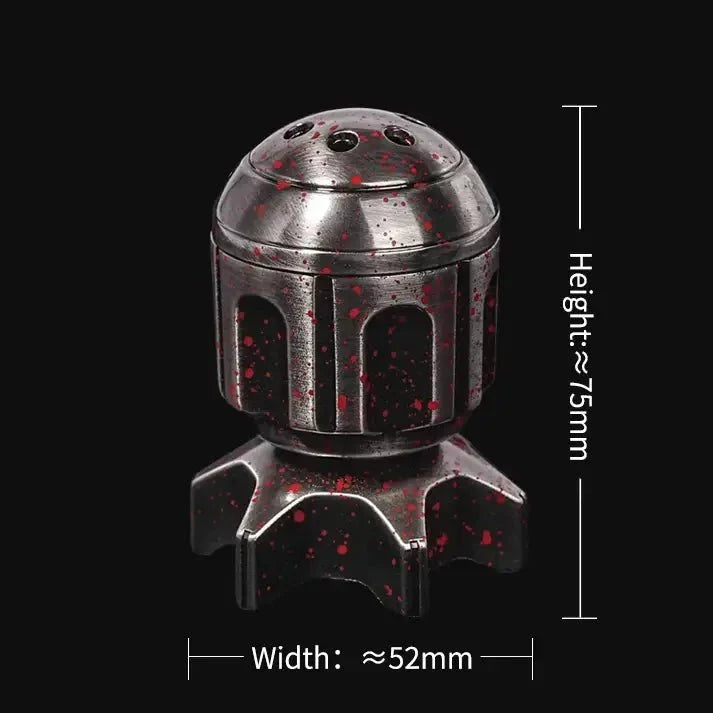 Rocket Launcher Dice Box – Metal – Cool Rocket Launcher Dice Box + Unique Metal Polyhedron DND Bullet Dice Set