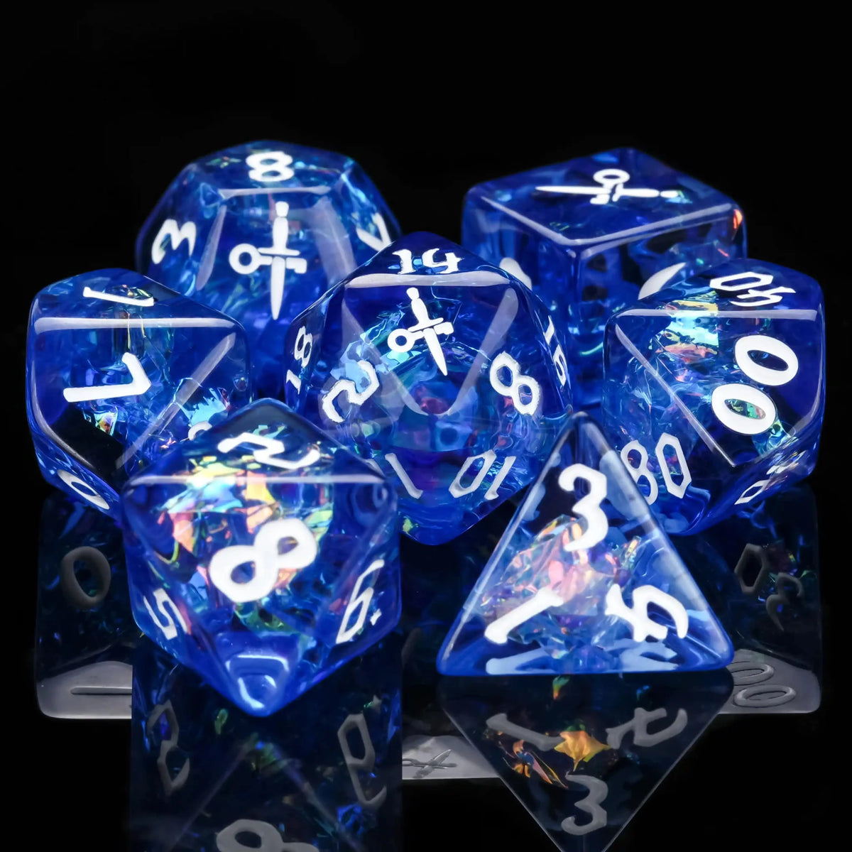 Rogue Resin D&D Dice Set – Kickstarter Dice – Rogue Resin D&D Dice Set