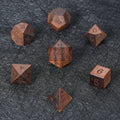 Sandalwood Acrylic DND Dice Set – Purple Sandalwood DND Dice Set