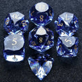 Sapphire Multi Gemstone DND Dice Set – DND Dice - Sapphire Multi - Sided Dice Set