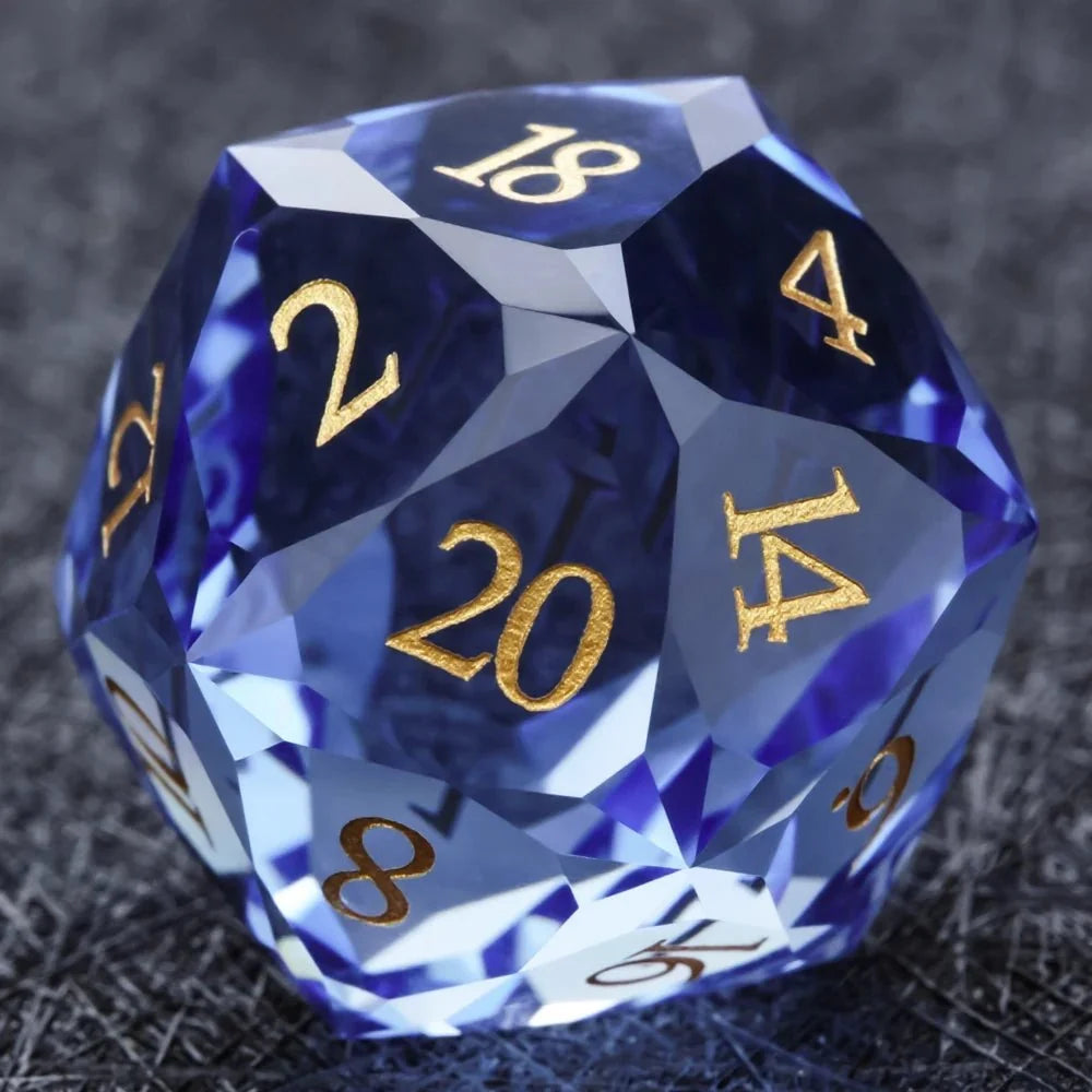 Sapphire Multi Gemstone DND Dice Set – DND Dice - Sapphire Multi - Sided Dice Set