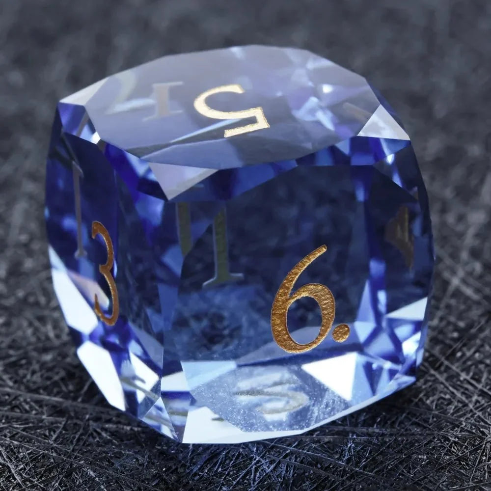 Sapphire Multi Gemstone DND Dice Set – DND Dice - Sapphire Multi - Sided Dice Set